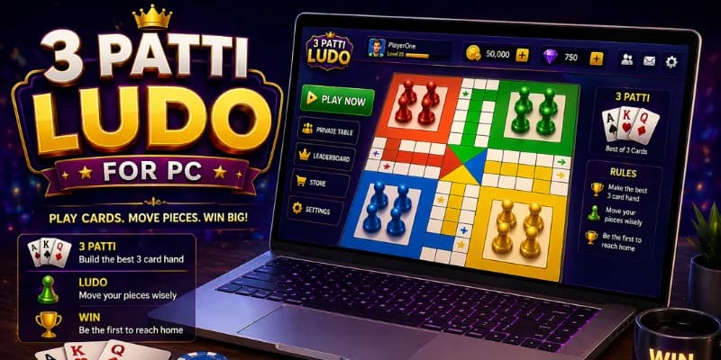 3 Patti Ludo for PC — play Teen Patti and Ludo on Windows and Mac using BlueStacks